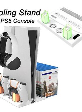 For PS5 Accessories Vertical Cooling Fan Stand For PS5 Dual
