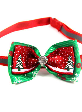 Christmas Cat Dog Collar Dog Accessories Cats Dog Bow Tie