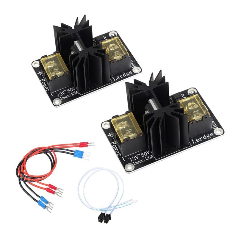 2 Pack Heat Bed Power Module Expansion Board Current Load Mo