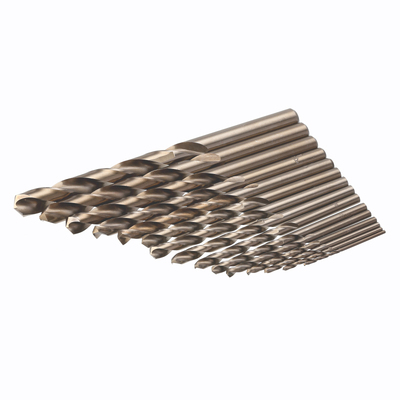 15pcs Cobalt Twist Drill Bits 1.5-10mm Straight Shank Drill