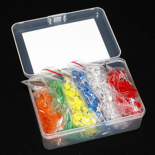 600pcs/Box (6 colors x 100pcs) White Red Green Blue Yellow O