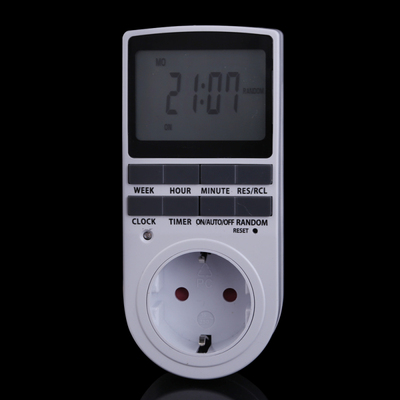 EU Plug Plugin Timer 24h 7day Week with LCD Display for Indo