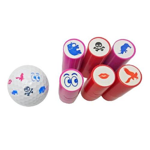 Quick-dry Golf Ball Stamp Stamper Skull Eyes Lips Marker