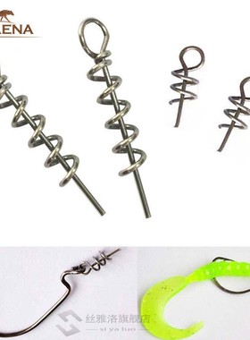 Hyaena 30pcs/lot Fishing Hook Fishing Soft Lure Baits  Rigs