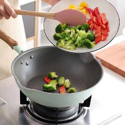 24cm/28cm Nonstick Wok Frying Pan Multifunction Deep