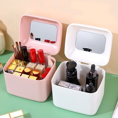 Family Cosmetic Box Lipstick Makeup Jewelry Organizer Box Li