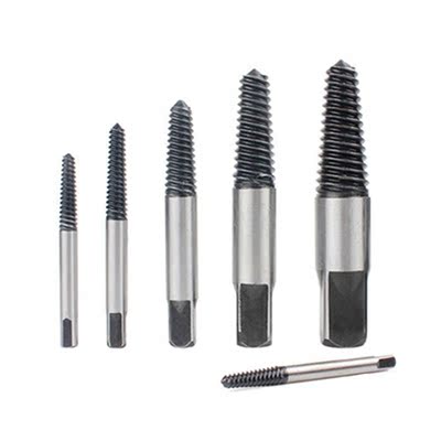 Broken Bolt and Damaged Screw Extractor 6 Piece Kit