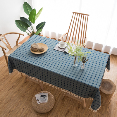 Creative Checkered Tablecloth Waterproof and Oilproof