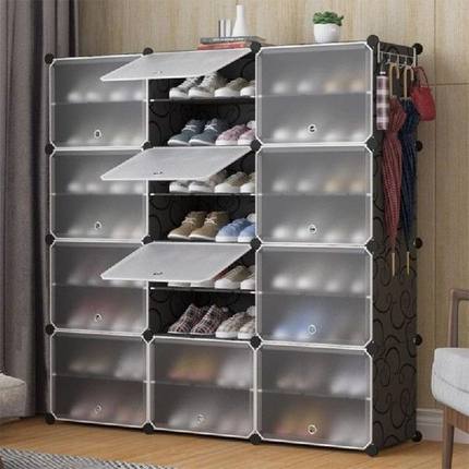 Cube cabinet Dustproof Shoe Cabinet 8 Layers Modern Shoe