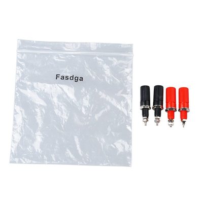 Fasdga 4 Pcs Body 4mm Female Banana Socket 7mm Thread Bindin