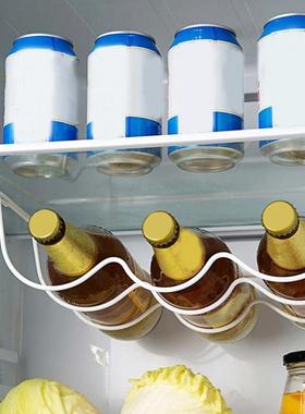 Fridge Organizer Kitchen Spacer Layer Storage Beer Rack