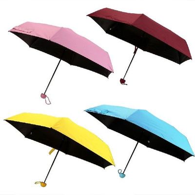 Portable Travel Umbrellas Clear Pocket Anti-UV Umbrella