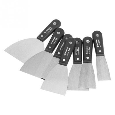7pcs 1-5in Putty Knife Set Dry Walll Painting Plastering Scr