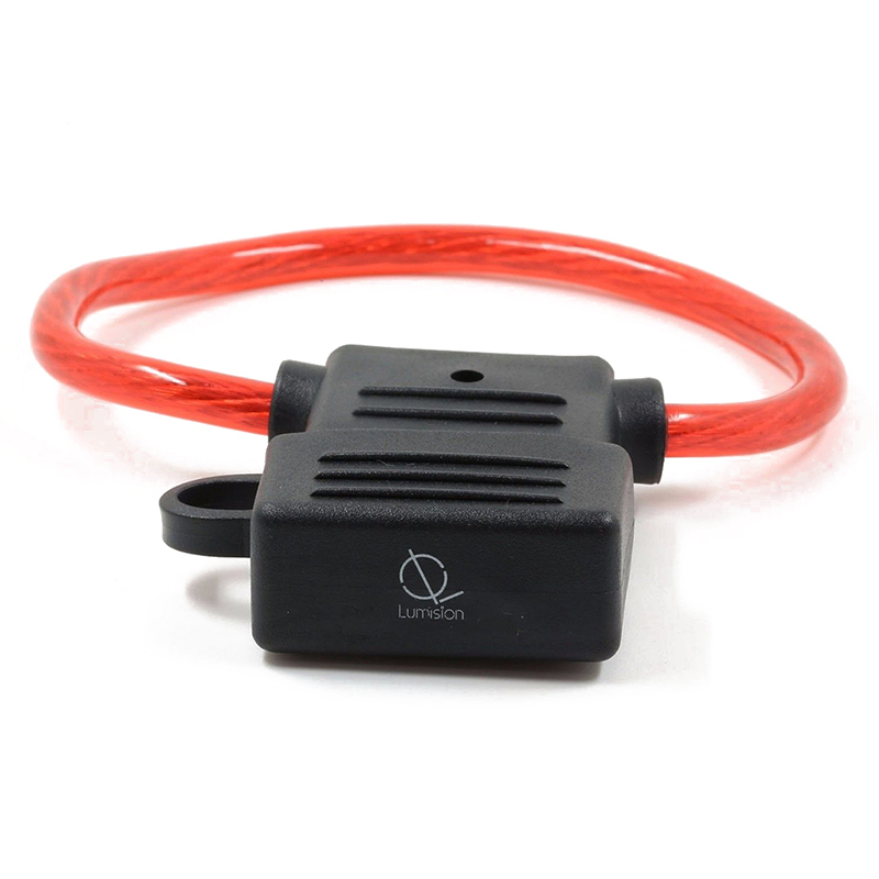 8 AWG Gauge MAXI Blade Fuse Holder Inline Wire 12-24V Volt +