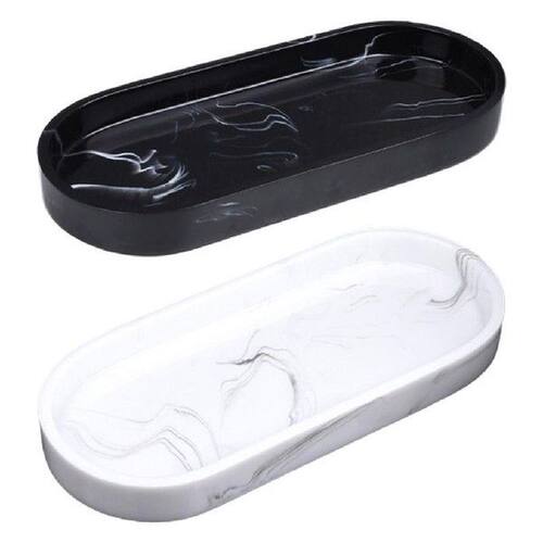 Nordic Resin Bathtub Serving Tray Plate Organizer for