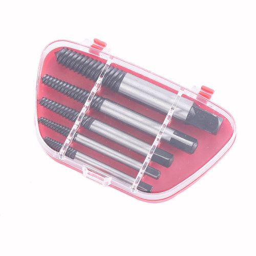 5Pcs Steel Broken Speed Out Damaged Screw Extractor Drill Bi