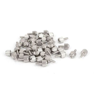 Computer PC Case M3x8mm Knurled Head Phillips Thumb Screw 40