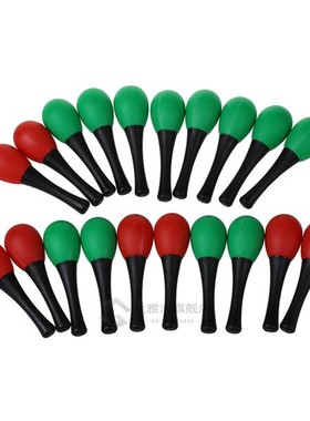 ABWE 10 Pairs of Funny Plastic Percussion Musical  Maracas