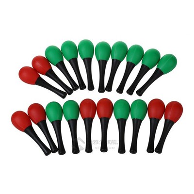 ABWE 10 Pairs of Funny Plastic Percussion Musical  Maracas