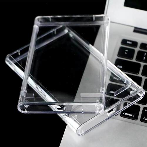 Convenient Portable USB2.0 Clear Hard Drive Disk Enclosure f