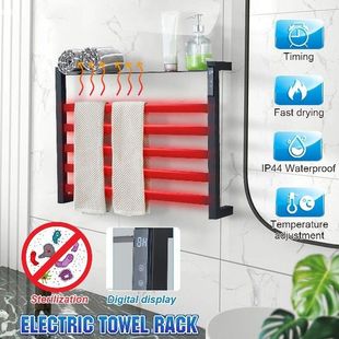 Bathroom Layers IP44 80W Rack Electric Waterproof Towel