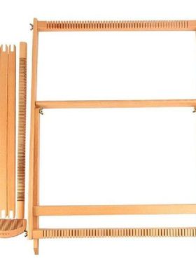 Kids Weaving Durable Weaving Machine With Stand Wooden