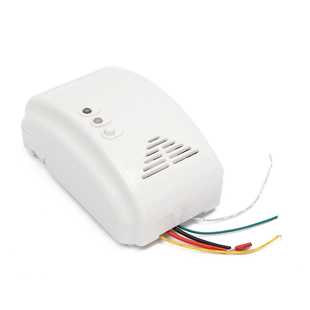 White Gas Leak Sensor Alarm 12V Propane Coal Butane LPG Natu