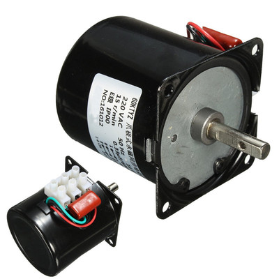 60KTYZ 220V 14W Permanent Magnetic Synchronous Motor Gear 50
