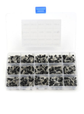 600Pcs 15 Value x 40 Transistors TO-92 Assortment Kit Transi