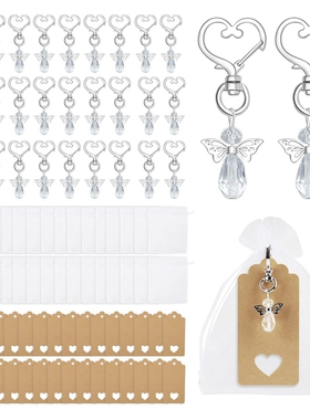 Hot 30Pcs Angel Keychain Souvenir Wedding Gifts Baby Shower