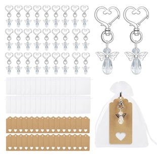 Hot 30Pcs Angel Keychain Souvenir Wedding Gifts Baby Shower