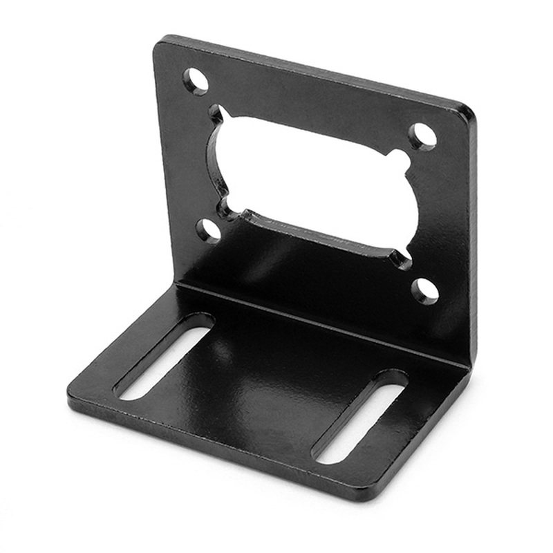 l shape worm gear motor mounting bracket for gw31zy or gw370