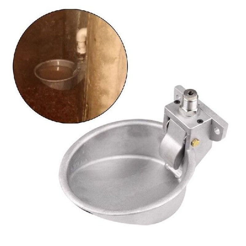 Pig Feeding Water Bowl Piglet Aluminum Drinking Fountain