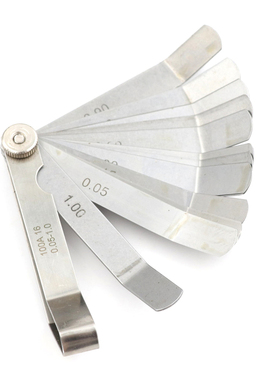 Valve 16 Blades Metric Inch Thickness Feeler Gauge Set Tappe