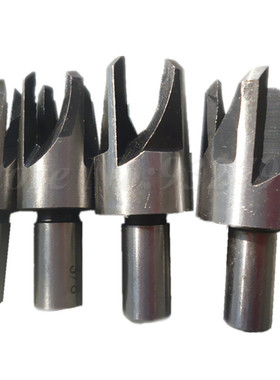 4pc Carpentry Plug Cutter Cutting Tool Drill Bit Tapered Set