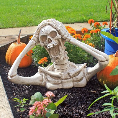 Realistic Skeleton Stakes Halloween Decorations For Lawn
