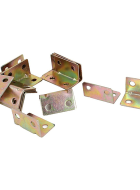 18mm x 18mm Corner Braces Angle Brackets Bronze Tone 20 Pcs