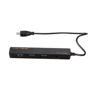 3 Ports  USB 2.0 OTG Hub for Android Tablet Win 7 8 XP