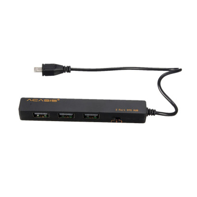 3 Ports  USB 2.0 OTG Hub for Android Tablet Win 7 8 XP