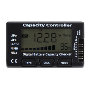 LCD Battery Tester Checker Checker Tester for LiPo LiFe Li B