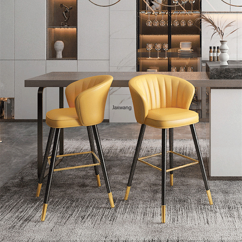 Nordic Bar Chairs Luxury Modern Minimalist Home High Stool