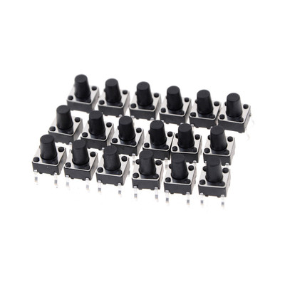50pcs 6x6x12MM 4PIN G95 Tactile Tact Push Button Micro Switc