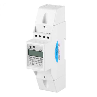 AC 220V Single-phase 2Wire Energy Meter DIN-Rail Meter 10-40