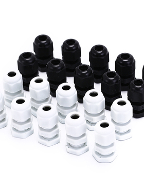 3mm-6.5mm 10pcs for  Cable CENylonCable Gland  IP68 M12 Conn