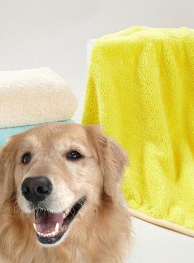 Compact  Fashion Vivid Color Pet Bath Towel Portable Pet