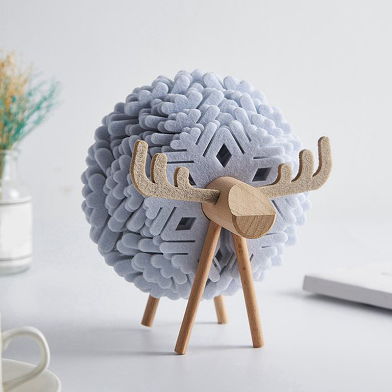 Hot Sheep Shape Anti Slip Cup Pads Coasters Insulated Round