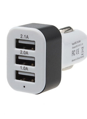 Car 12V 24V To 5V 3Port USB Charger Adapter For Smartphone G