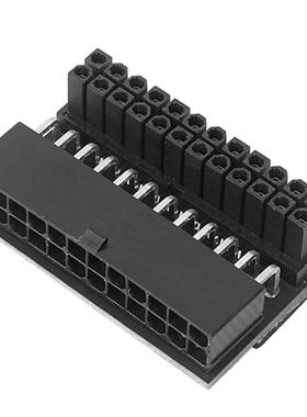 ATX 24Pin Female to 24Pin Male Power Adapter 90 Degree Deskt