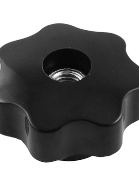 8mm Diameter Thread Hole Black Star Head Clamping Knob Repla