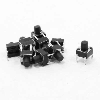 10 Pcs 6x6x7mm 4 Pins DIP PCB Momentary Tactile Tact Button